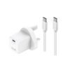Budi Usb C Pd Gan Wall Charger 65 W+ Type C To Type C Cable
