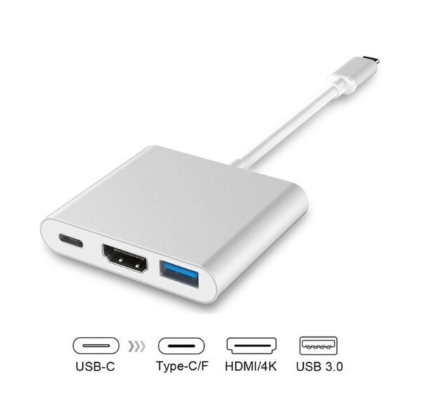 Dieron Type C To Hdmi 3In1 Adapter