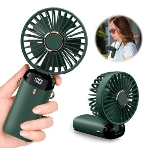Digital Display Folding Variable Frequency Fan