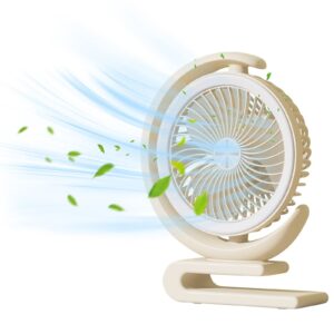 F009 Multi-Functional Crescent Fan - Brown