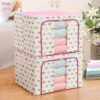 Foldable Clothes Storage Bag pink