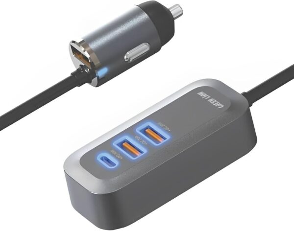 GREEN LION 100W CAR CHARGER TRIPLE QC & PD 30W