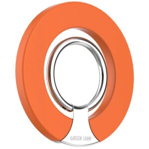 Green Lion Magnetic Ring Buckle - Orange