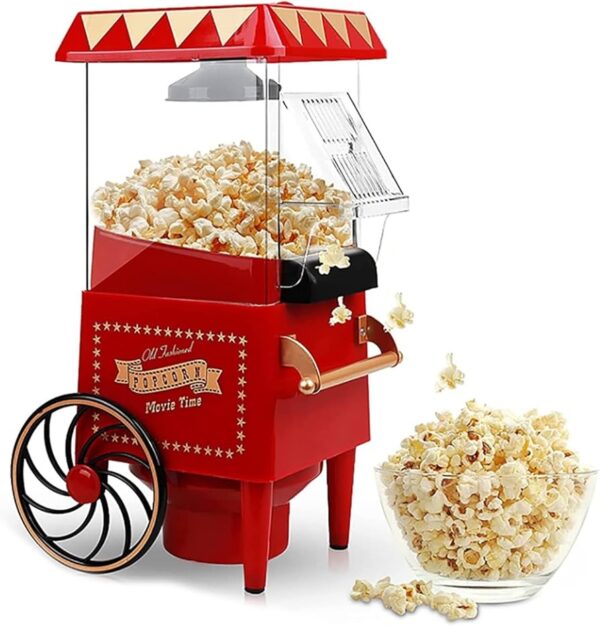 Green Lion Vintage Popcorn Maker 270ml (Red)