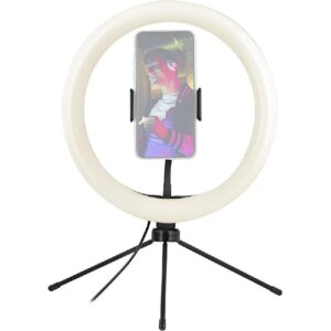 Hoco Dlv1 Black Ring Light With 3 Levels And Shades