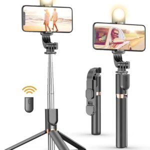 Plokama Live-k8 Selfie Stick With Led
