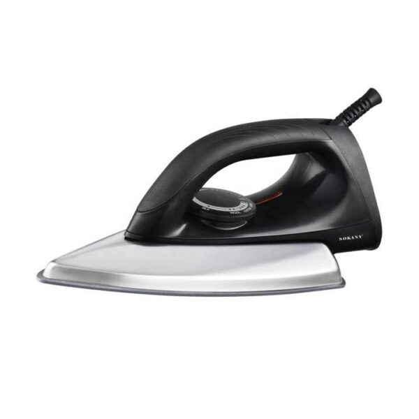 Sokany SK-11010 1500W Dry Iron - Black Silver