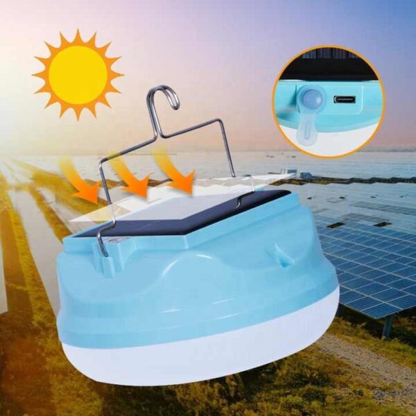 Solar Outdoor Light UFO Bulb