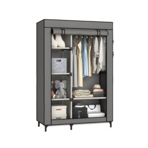 Wardrobe Portable Closet Wardrobe Clothes Storage With 6 Shelves