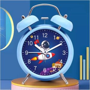 Zhong Astronaut Mini Metal Alarm Clock