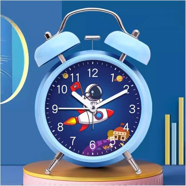 Zhong Astronaut Mini Metal Alarm Clock