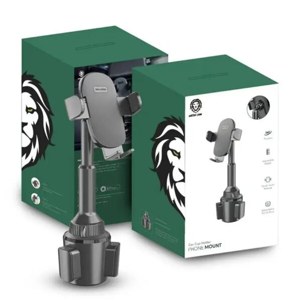 green lion car cup holder